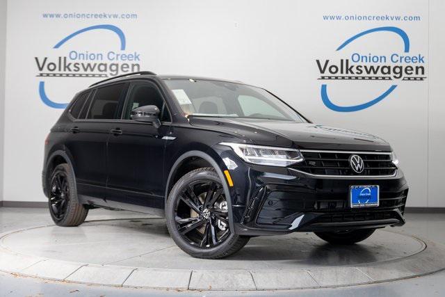 2024 volkswagen tiguan 2.0t se r-line black