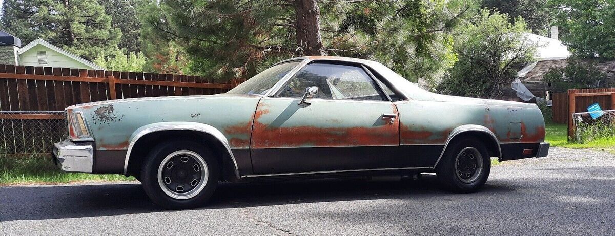 1978 chevrolet el camino pickup black rwd automatic base