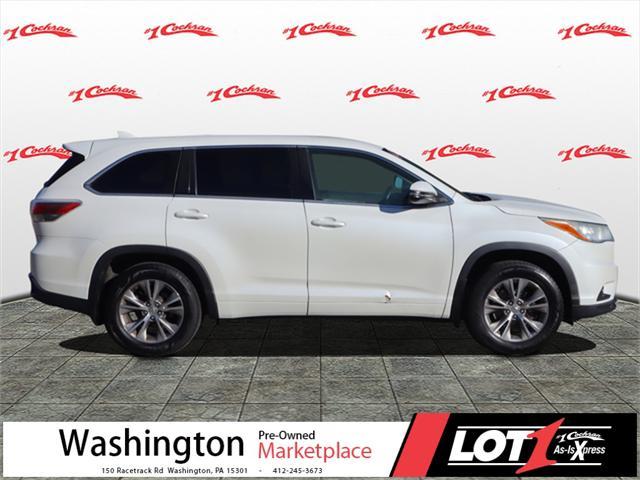 2014 toyota highlander le plus