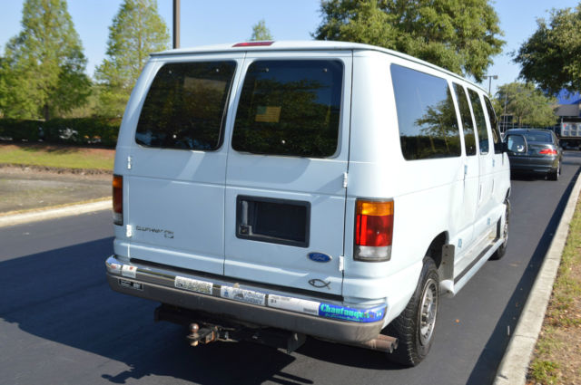 1993 ford e350 chateau 12 pass 351ci cold a/c low miles clean title bid to win!!