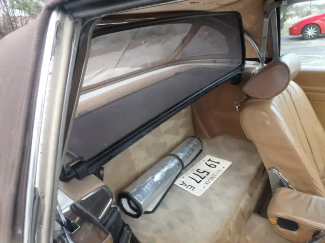 1980 mercedes benz 450 sl roadster hard top / soft top convertible