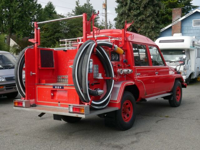 1994 toyota land cruiser hzj75 fire engine - diesel, 4wd, 5spd manual