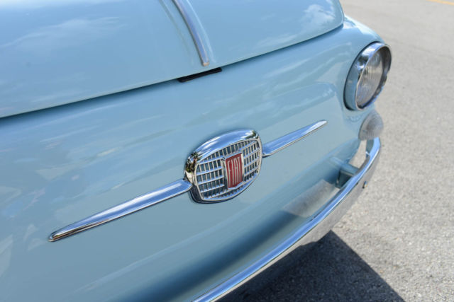 1963 fiat 500 similar to 600 autobianchi jolly austin mini triumph tr3 vw beetle