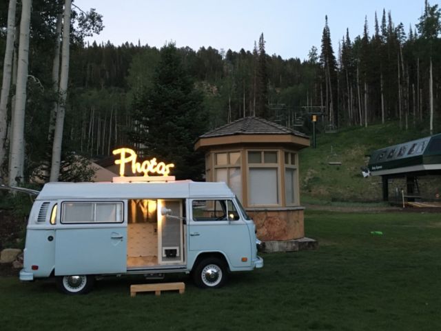 1974 volkswagen camper bus with photobooth inside clean title business for sale