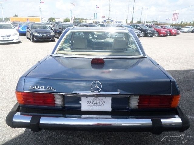 1986 mercedes-benz 560sl convertible 5.6l v8 16v automatic rwd
