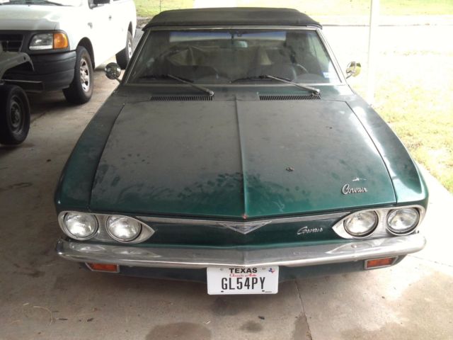 1966 chevrolet corvair monza convertible. dallas,tx