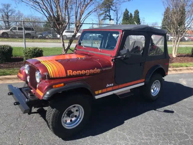 1979 jeep cj-7 renegade v8 3-speed 4x4 v8 304