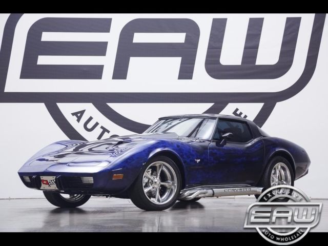 1979 chevrolet corvette stingray t-top 28416 miles blue v8 automatic