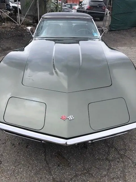 1971 corvette rare steel cities gray/ documented w / protecto plate