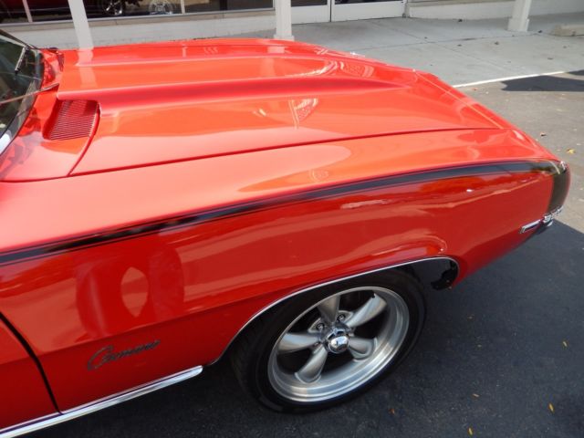 1969 chevrolet camaro rally red 350 hounds tooth recent restoration