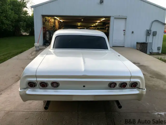 1964 chevrolet impala 0 pearl white coupe 8 cyl, automatic