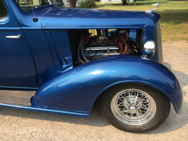 1935 chevy master deluxe coupe 3 window hotrod car rumble seat suicide doors