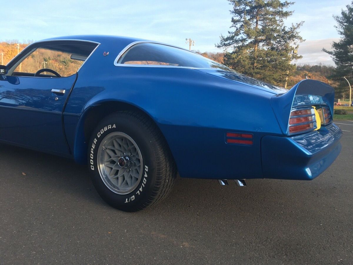 1978 pontiac trans am coupe blue rwd automatic