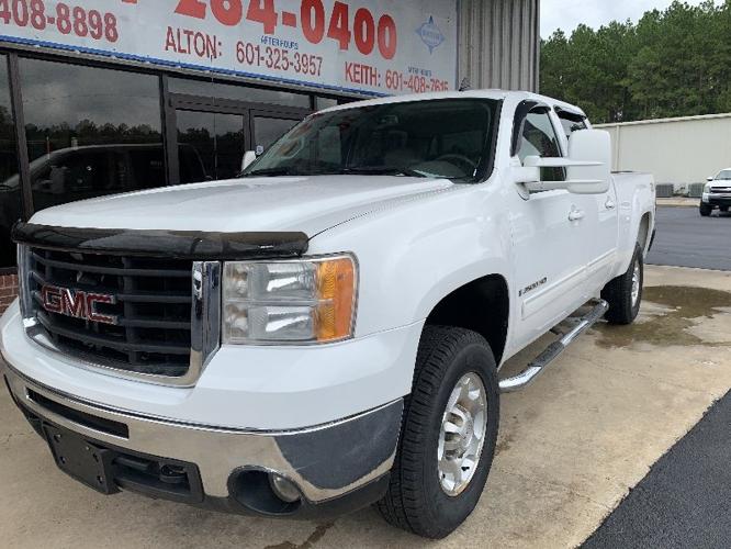 used 2008 gmc sierra 2500 4x4 crew cab slt hattiesburg, ms 39402 for sale in hattiesburg, mississippi