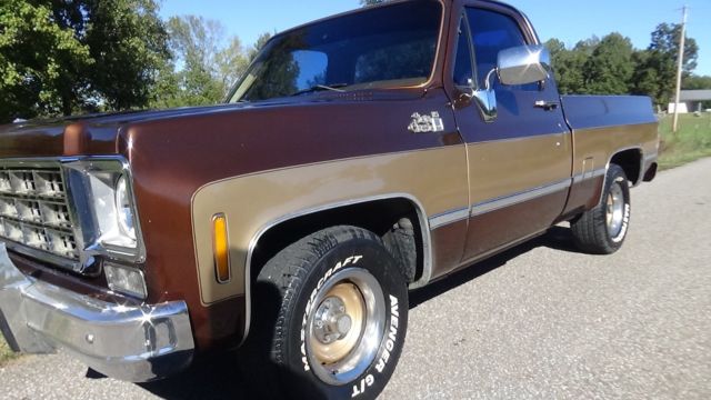 1977 gmc chevrolet sierra classic swb truck / nice and solid / ps pb air