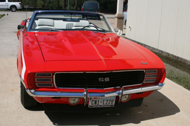 1969 chevrolet camaro rs/ss convertible