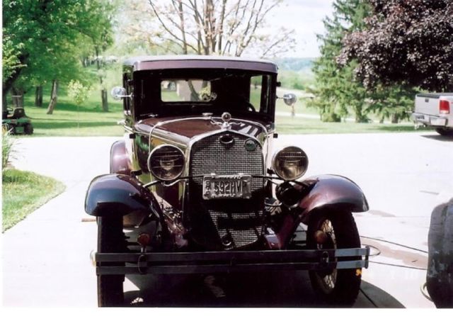 1930 coupe 4 cylinder 65mph