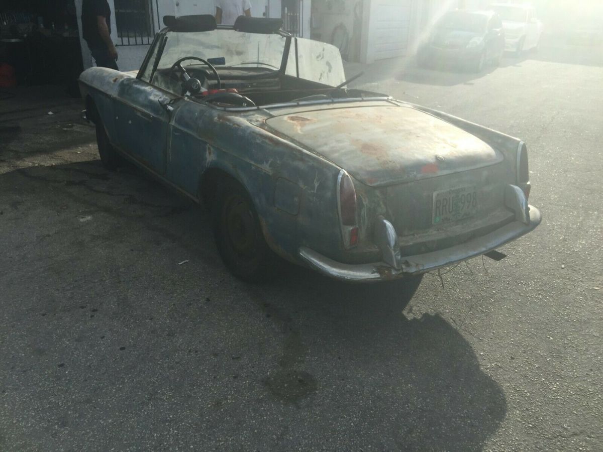 1964 fiat 1500 cabriolet spider restoration project