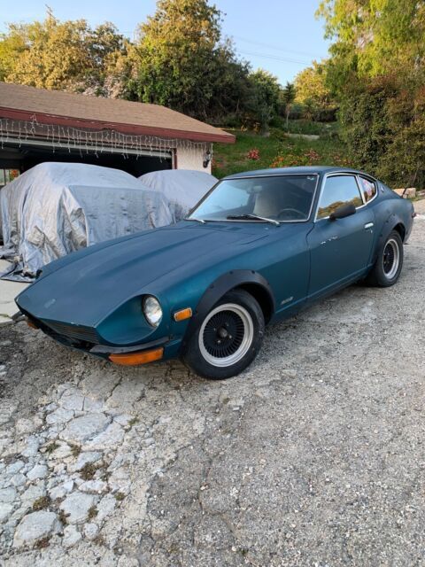 1973 datsun 240z coupe green rwd manual