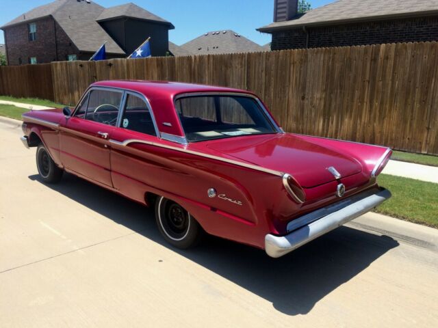 1961 mercury comet s-22 170 cubic inch straight 6