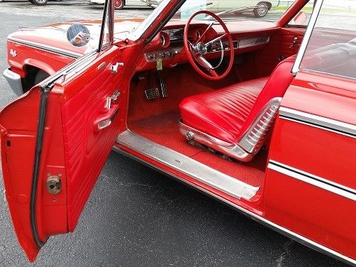 1963 ford galaxie 21620 miles red