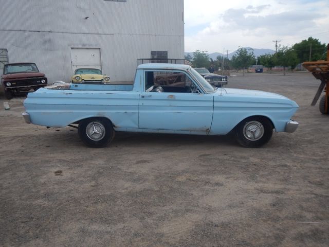 1965 ford ranchero west texas barn find falcon sprint gasser project car 1964