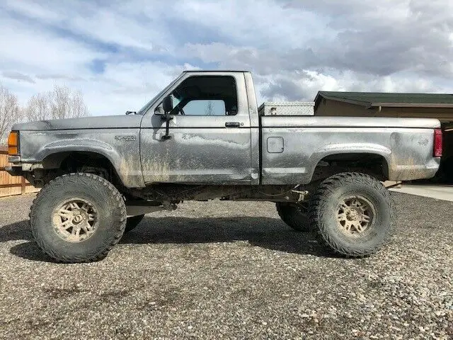 1991 ford ranger 4x4 - reg cab, 9" lift, 35" tires, 4.56 gears, detroit lockers