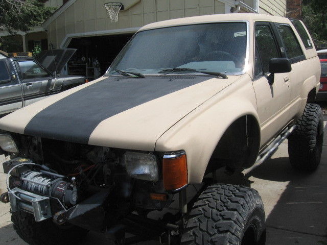 toyota 4runner solid axle swap, 7mge engine swap, locker, winch - sas crawler