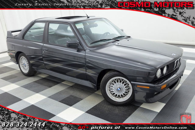 e30 m3 coupe ultra rare!! stunning!! black leather seats!! 5-speed manual unspec
