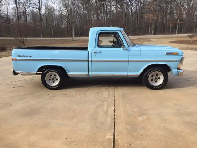 1971 f-100 ford sport custom truck