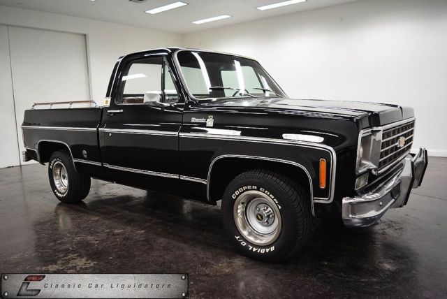 1975 chevrolet silverado c-10 factory 454 v8 swb