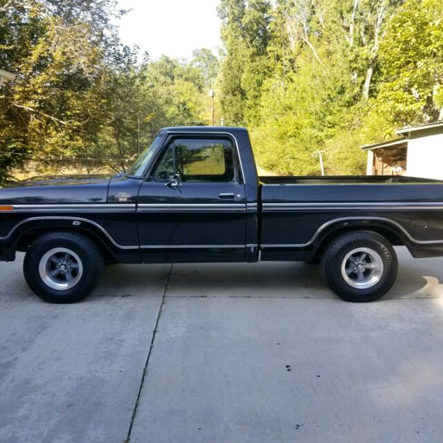 1977 ford f100 5.0 fuel injected, paxton supercharged, ice cold ac and overdrive
