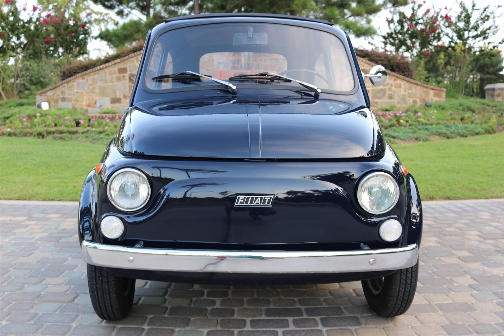 1972 fiat 500r: 594cm3, 4 speed, very low miles, rotisserie restoration!