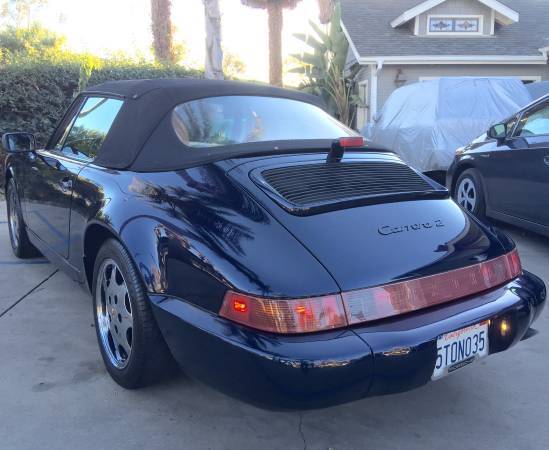 1991 porsche 911 carrera 2 convertible 2-door 3.6l 964