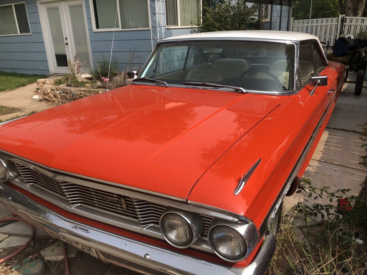 1964 ford galaxie 500 xl coupe orange rwd automatic 500