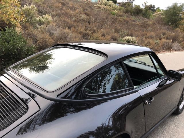 1983 porsche 911 sc cabriolet w/ factory hardtop *triple black* restored