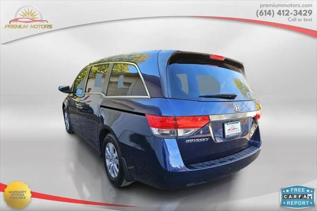 2016 honda odyssey se