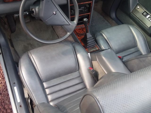 1987 chyrsler lebraron - convertible - new top - always garaged - 5 speed