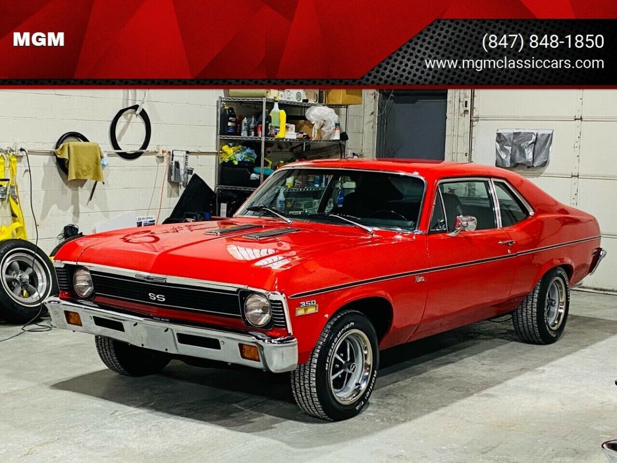 1972 chevrolet nova ss350â auto real k code super sport nice paint