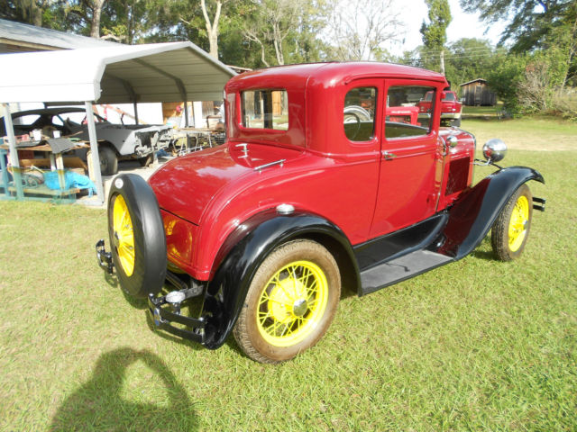 1930 ford coupe model a restored