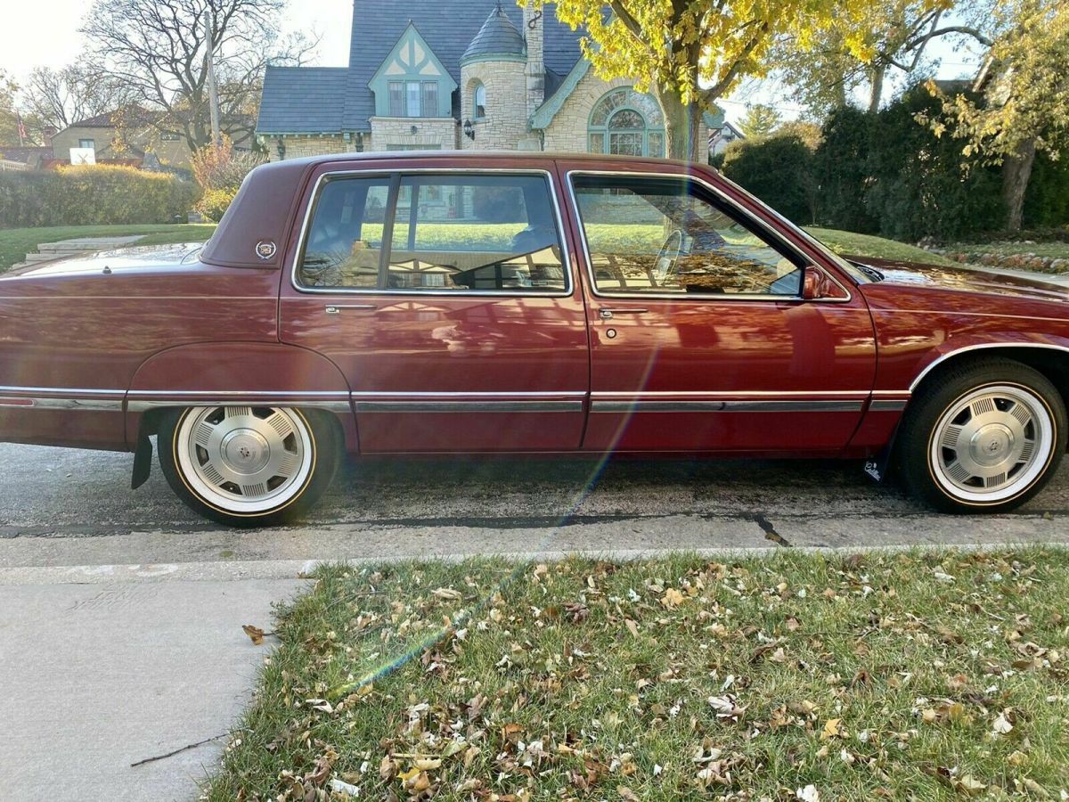 1993 cadillac 60 special sedan red fwd automatic