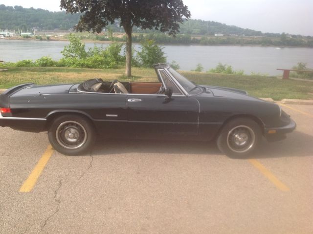 1988 alfa romeo spider graduate convertible 2-door 2.0l 5 speed