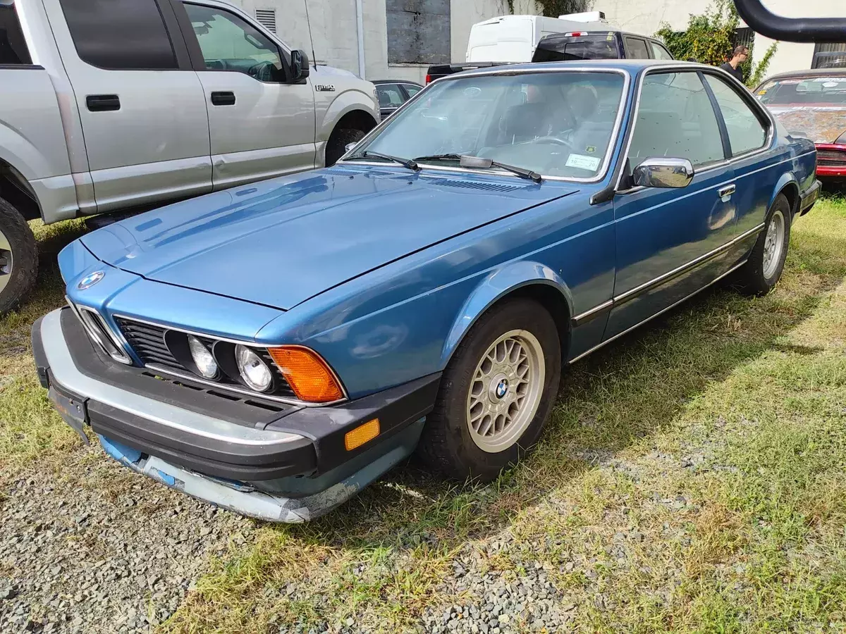 1985 bmw 635csi 635 manual 5 speed 80k miles 2 owner car minor project