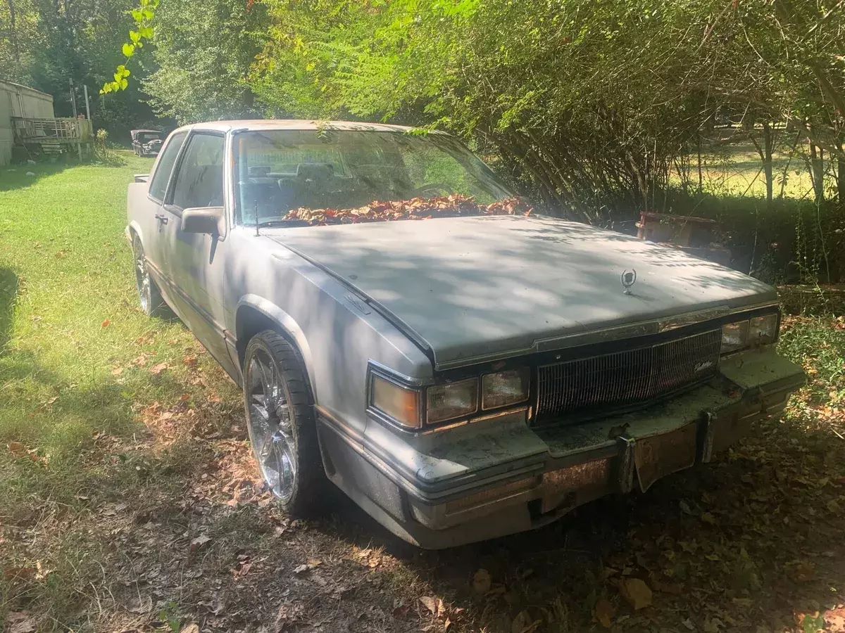 1986 cadillac deville coupe grey base
