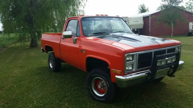1980 gmc scottsdale 4x4 short bed chevy truck square body