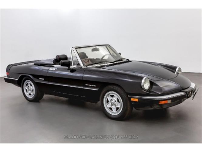 1986 alfa romeo spider in beverly hills, california