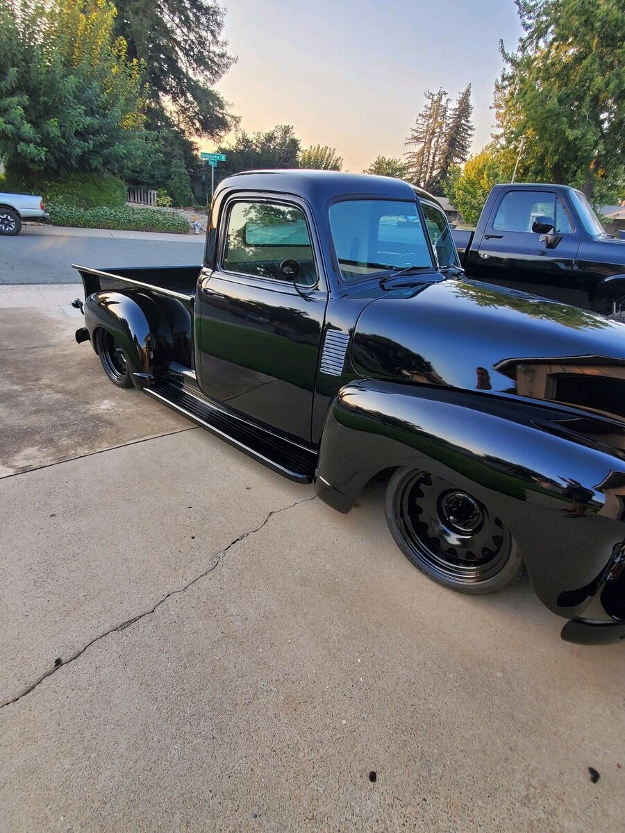1948 chevrolet 3100 pickup black rwd automatic