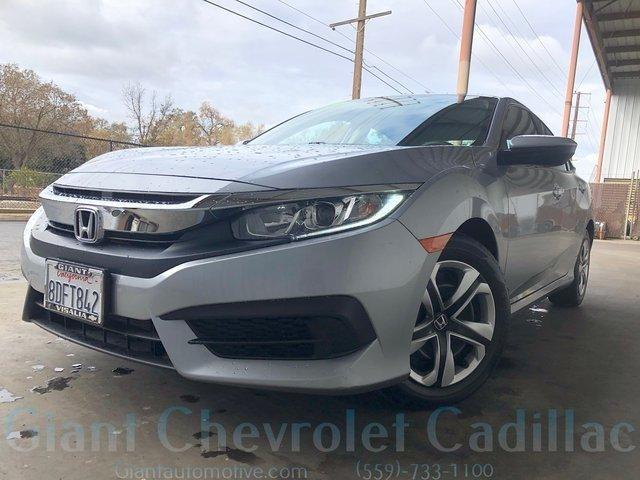 used 2018 honda civic lx sedan visalia, ca 93279 for sale in visalia, california