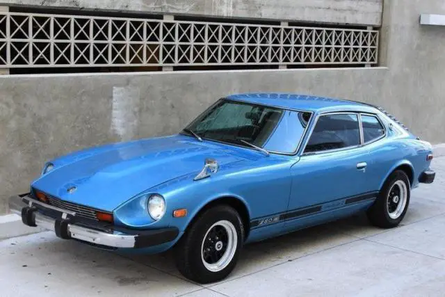 1976 datsun 280 z 2+2 air conditioning 12592 miles blue coupe 6 cyl automatic