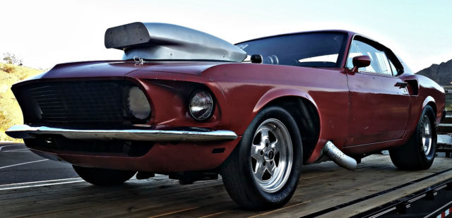 1969 ford mustang fastback mach 1 big block race car *no reserve*